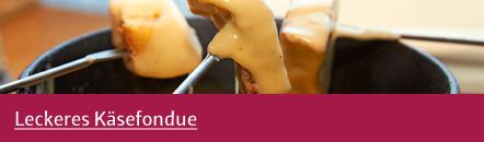 Leckeres Käsefondue